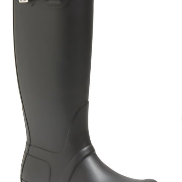 CLASSIC HUNTER BLACK BOOTS • Original Tall Black Boots - Picture 2 of 10
